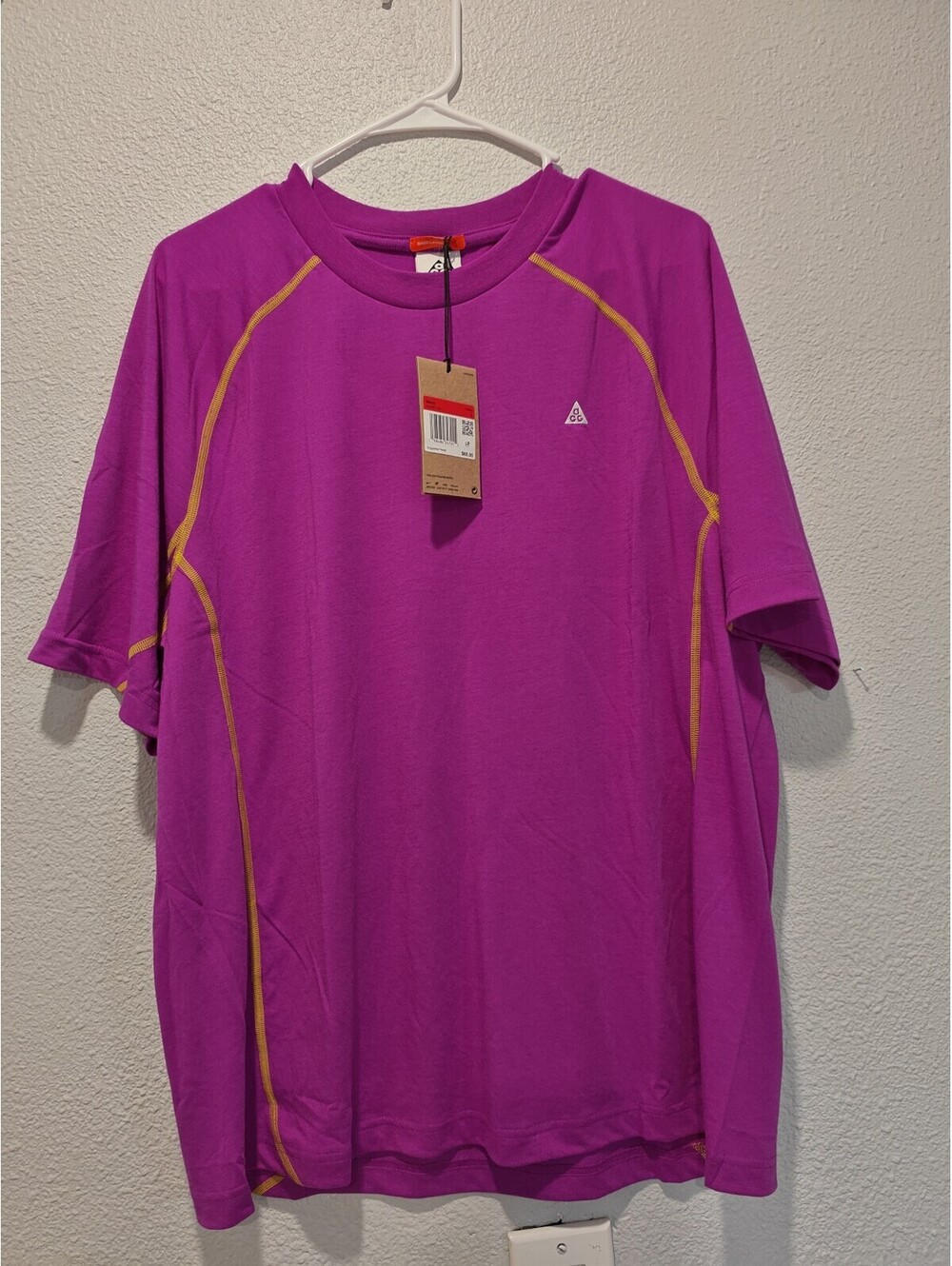 Nike Men's Dri-FIT ADV Purple Athletic T-Shirt Size L